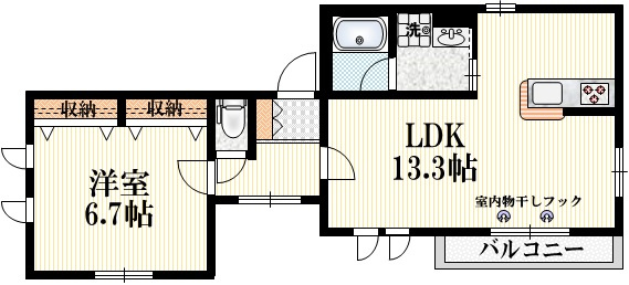 ラパン国分寺の間取り