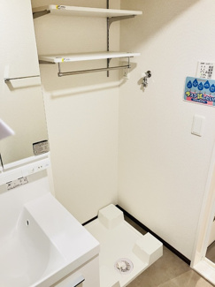 【洗面所】 | シンシア春日 | 洗濯機置き場