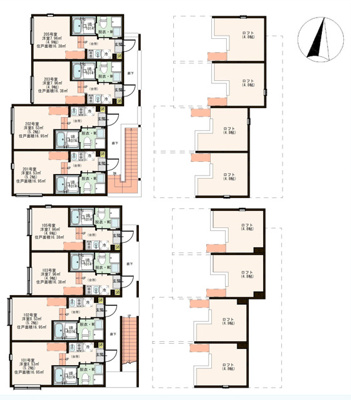 【区画図】 | ハーモニーテラス足立ⅩⅥ