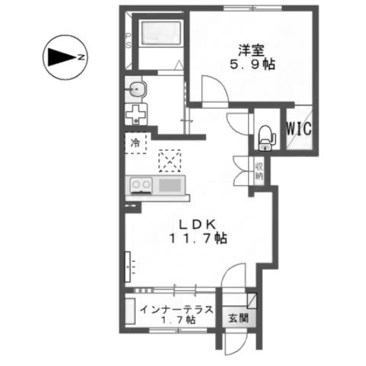 【間取り】 | アクアシティＹ・Ｓ・Ｒ