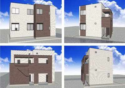 【外観パース】 | ハーモニーテラス足立ⅩⅥ