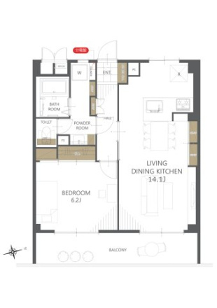 いづみハイツ滝不動5号棟
