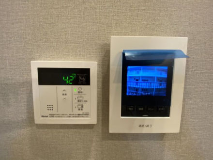 松戸栄町ハイムの防犯設備|モニター付きインターホンで防犯面も安心