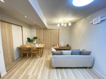 松戸栄町ハイムの居間・リビング|リビングです