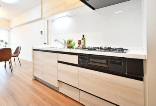 ベルドゥムール春日部のキッチン|使いやすいキッチンです