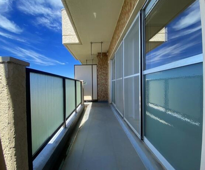 東大宮ローヤルコーポのバルコニー|落ち着いた時間を過ごせるバルコニーです