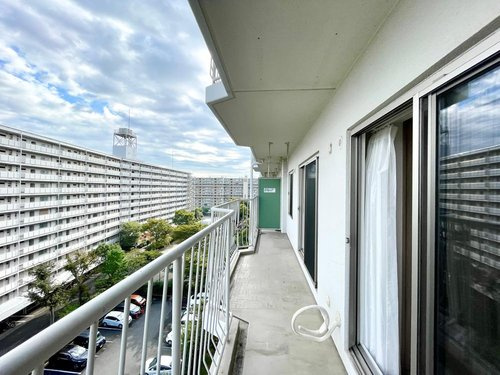 市川パークハイツＢ棟のバルコニー|バルコニーです