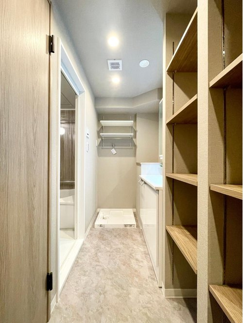 市川パークハイツＢ棟の脱衣所|洗面所