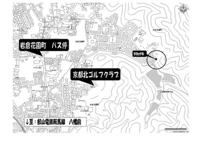 【地図】 | 岩倉花園町　中古戸建【自然豊か・ガレージあり】