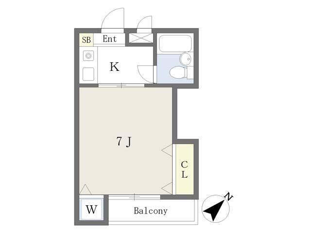 ★20.70平米・1Ｋ★