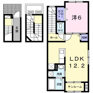 【間取り】 | ブラッサム　コート　Ⅰ