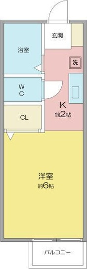 プレジール朝日(小牧店)の間取り