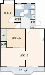 サンピアス豊田(B・V)の間取り