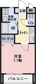 エスポワールAYの間取り