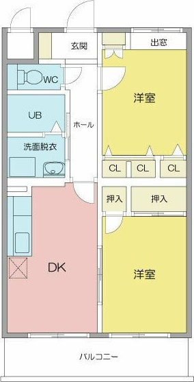 アルカディアタウンの間取り