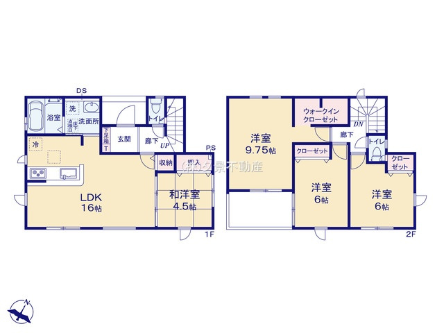 【間取り】 | 《仲介手数料無料》上尾市栄町8-5(3号棟)新築一戸建てグラファーレ
