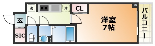 GENOVIA神戸湊川公園の間取り