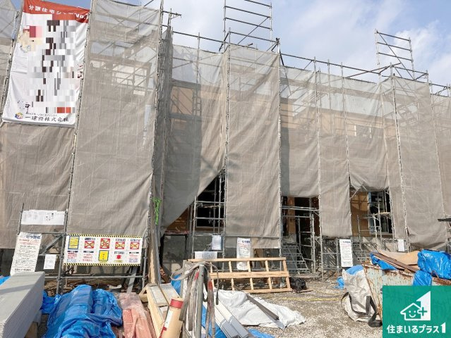 神戸市須磨区北落合　第2期　新築一戸建ての外観|現在の進捗状況です！順調に作業進行中、完成が待ち遠しいです！詳細の間取り等、お気軽にお問い合わせください！