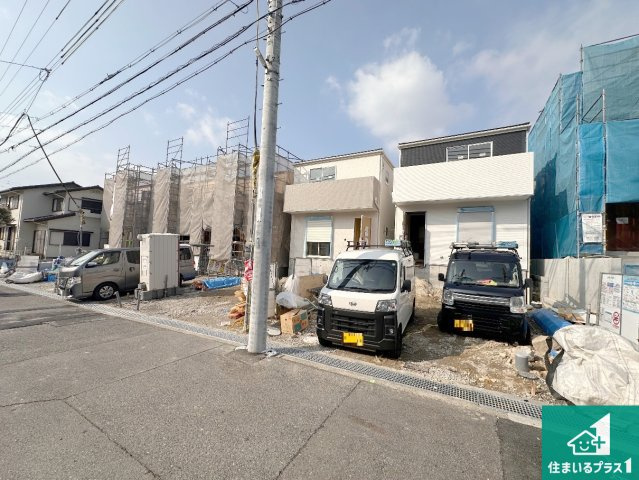 神戸市須磨区北落合　第2期　新築一戸建ての外観|現在の進捗状況です！順調に作業進行中、完成が待ち遠しいです！詳細の間取り等、お気軽にお問い合わせください！