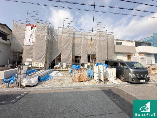 神戸市須磨区北落合　第2期　新築一戸建ての外観|現在の進捗状況です！順調に作業進行中、完成が待ち遠しいです！詳細の間取り等、お気軽にお問い合わせください！