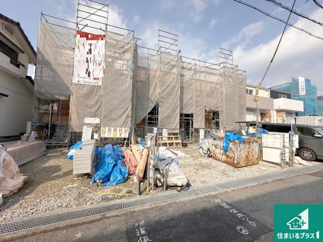 神戸市須磨区北落合　第2期　新築一戸建ての外観|現在の進捗状況です！順調に作業進行中、完成が待ち遠しいです！詳細の間取り等、お気軽にお問い合わせください！