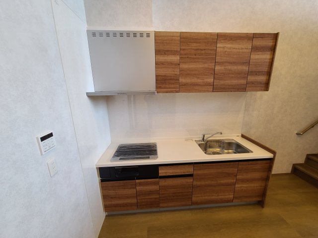 ライズエステシアC号室のキッチン