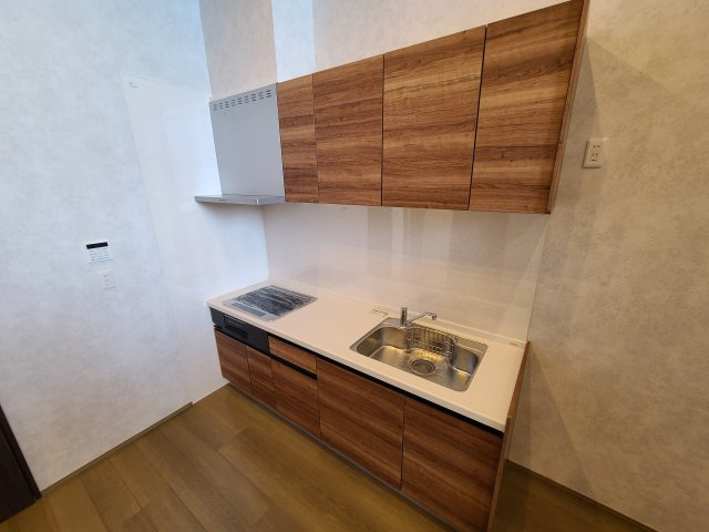 ライズエステシアC号室のキッチン