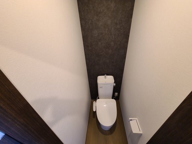 ライズエステシアC号室のトイレ