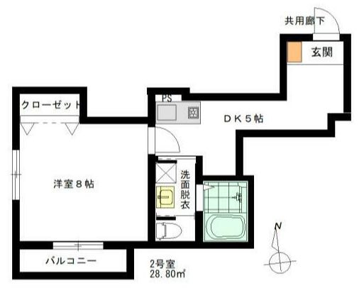 クレイブ川口の間取り