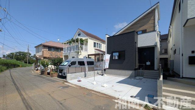 藤沢市片瀬４丁目２２１６－６０新築戸建ての外観|おしゃれな外観です
