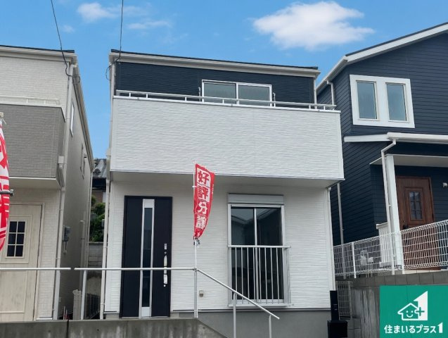 神戸市須磨区北落合　第2期　新築一戸建ての外観|お客様に長く安心して住んでいだだける事にこだわった家づくり！住んでからのアフターサービスにもしっかりと取り組んでいます！