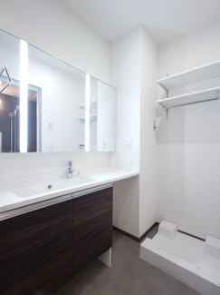 【洗面所】 | D-residence東川口　N | ゆったりとスペースのある洗面所