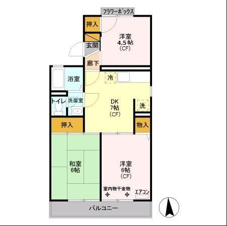 フレグランスサエラの間取り