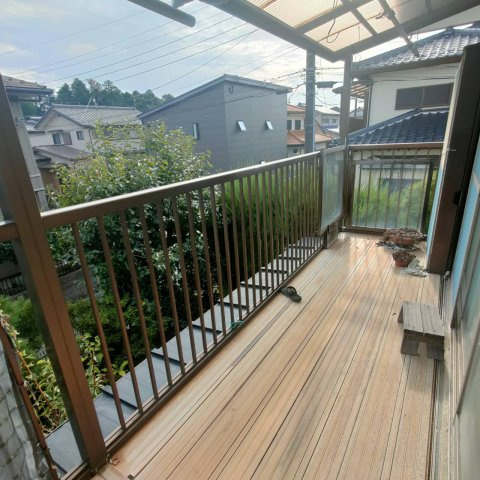 中古戸建　我孫子市新木野3丁目のバルコニー