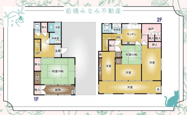 【中古戸建】前橋市下小出町　６K＋S