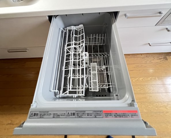 橿原市石原田町のキッチン|食器洗浄乾燥機