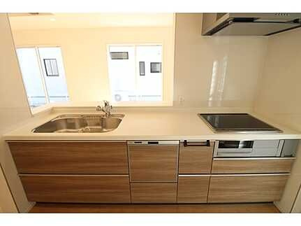 安芸郡熊野町東山　新築一戸建てのキッチン