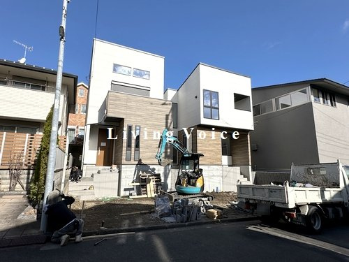 【外観】 | 【仲介手数料０円】藤沢市石川　新築一戸建て　全2棟 | 全体【仲介手数料０円】藤沢市石川　新築一戸建て　全2棟