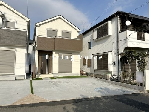 【外観】 | 【仲介手数料０円】相模原市南区西大沼3丁目　新築一戸建て　全2棟 | 全体　相模原市南区西大沼3丁目　新築一戸建て　全2棟