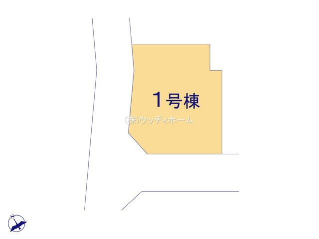 春日部市西金野井第48　新築一戸建ての区画図