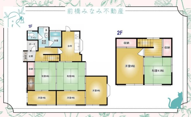【中古戸建】前橋市文京町1丁目　５K＋２Sの地図