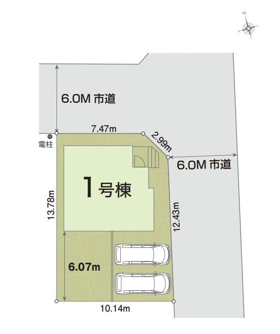 守谷市美園2丁目第1期　新築戸建の区画図