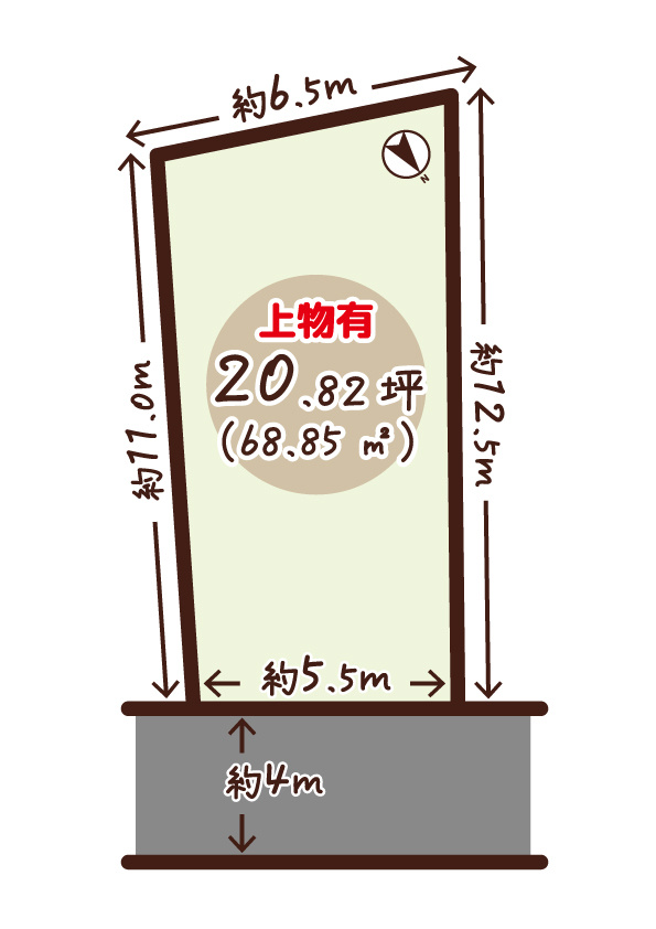 今里樋ノ尻の区画図