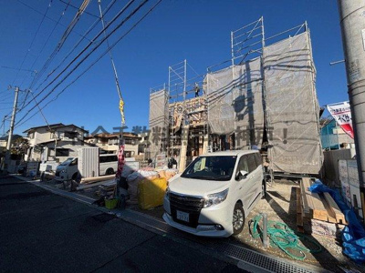 【外観】 | 神戸市須磨区北落合4丁目　新築戸建3号棟　仲介手数料無料！ | 須磨区北落合4　新築　仲介手数料無料！