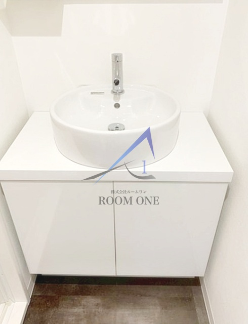 勝どきハイムの洗面所|洗面台です。
