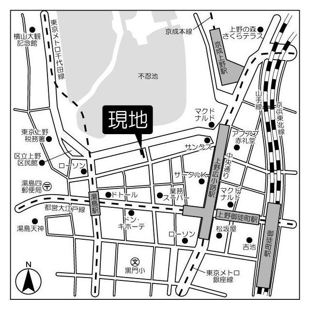 池之端加茂ビルAの地図