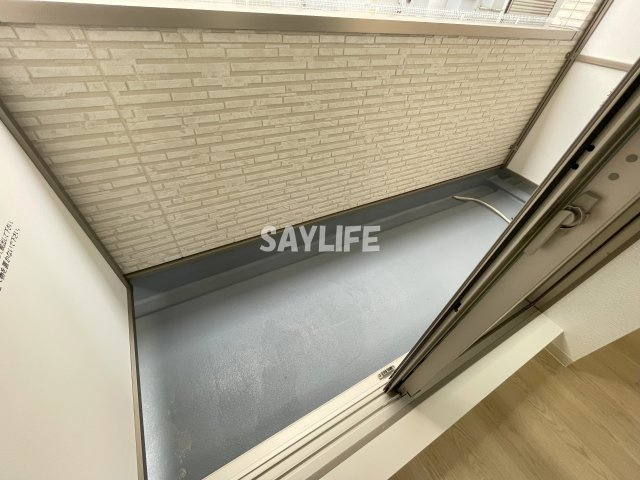 クレアール八戸ノ里のバルコニー