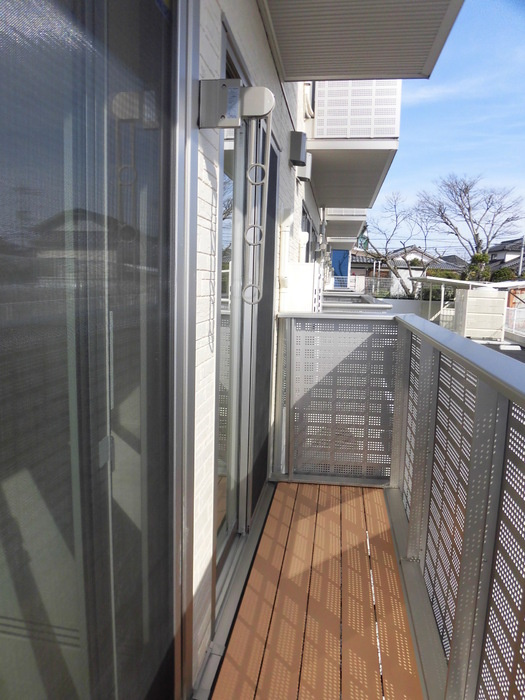 フィールドヴィレッジⅠのバルコニー|お洗濯にも便利なバルコニー付き