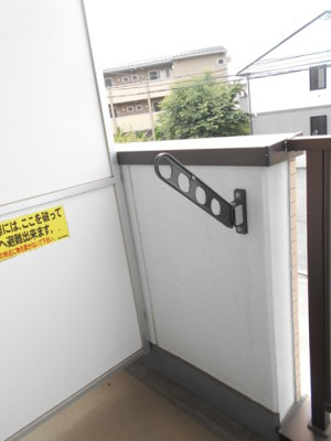 【バルコニー】 | ベルフルール | 落ち着いた時間を過ごせるバルコニーです