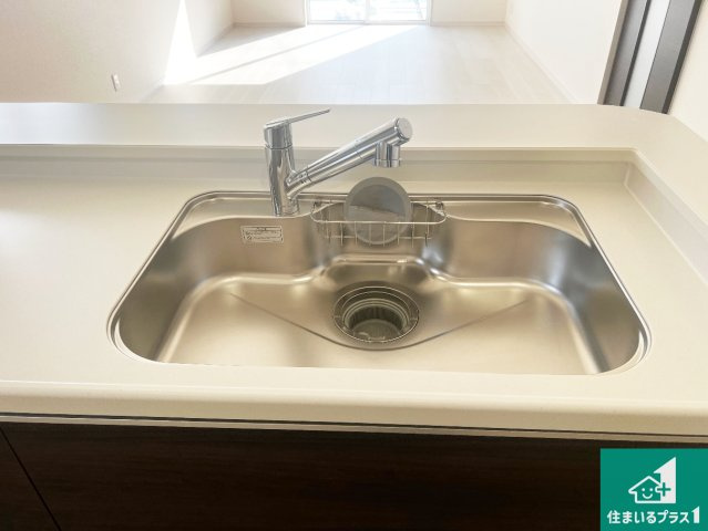 藤井寺市大井　第2期　新築一戸建ての設備|広々としたシンクで食器洗いも楽々！